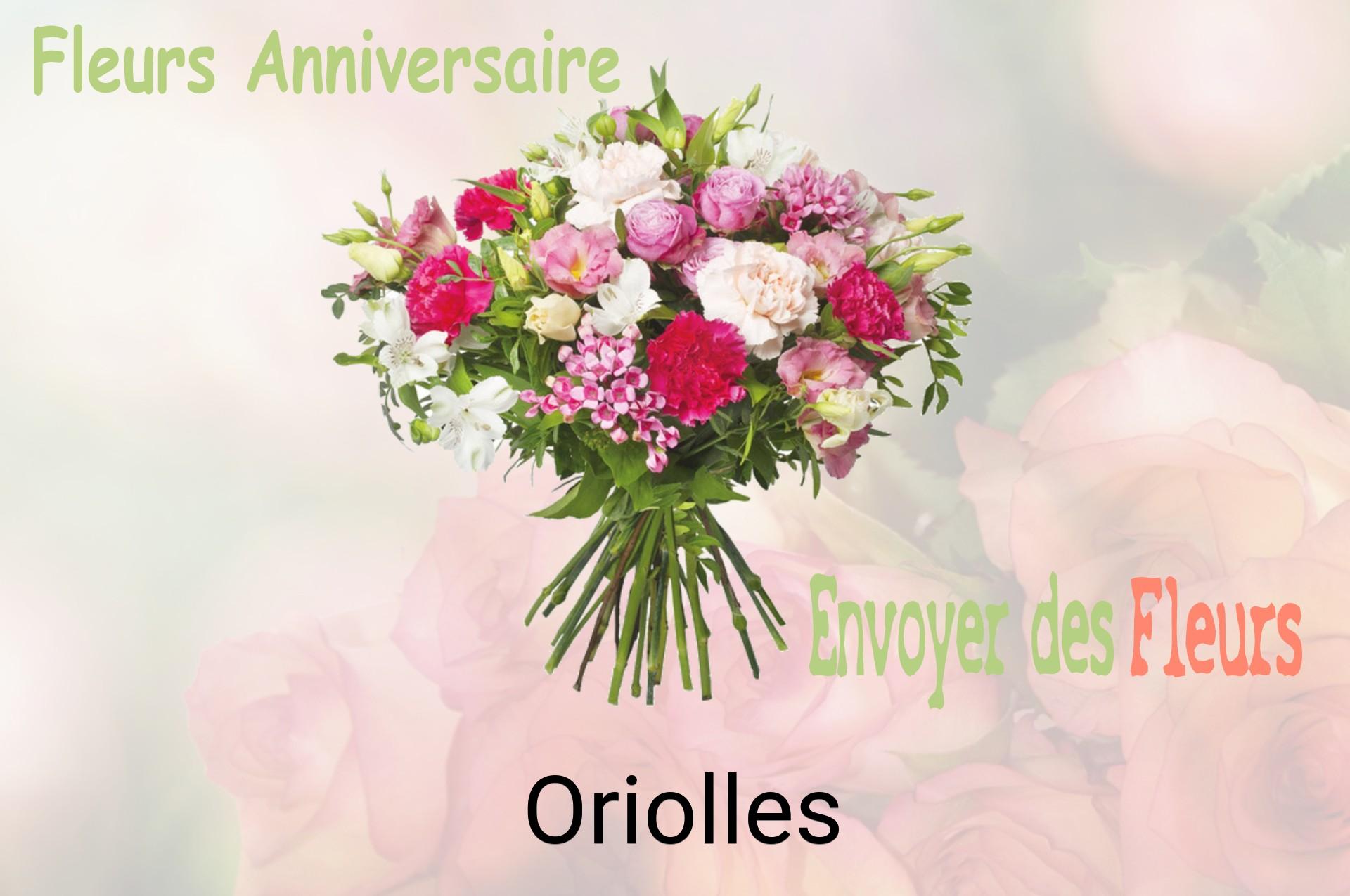 Bouquet de fleurs d’anniversaire livré à Oriolles