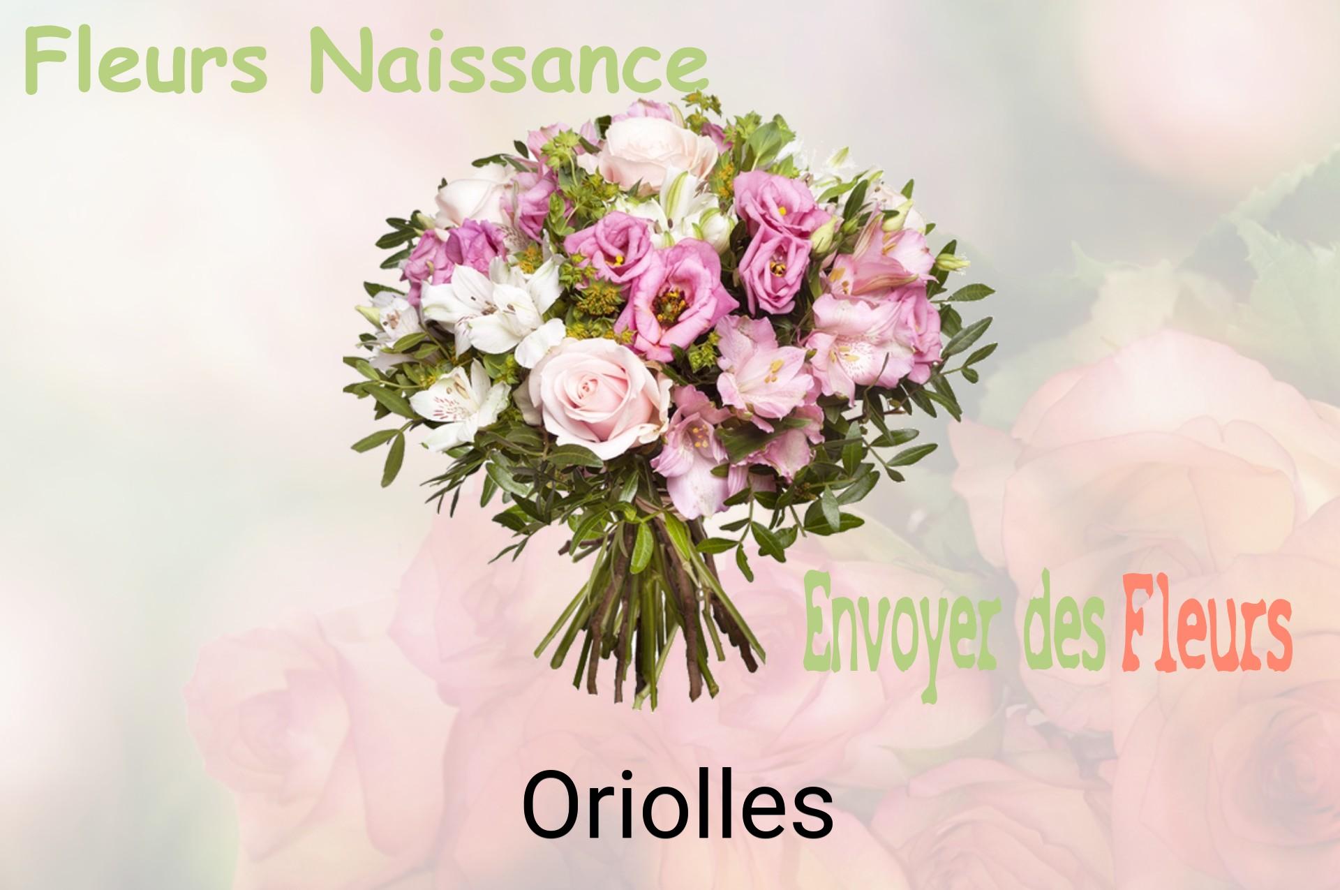 Bouquet de fleurs de naissance livré à Oriolles